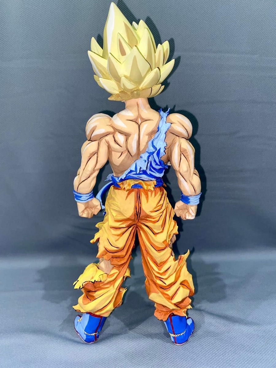 ドラゴンボールVSオムニバスC賞超サイヤ人孫悟空フィギュアリペイント 二次元彩色 作品