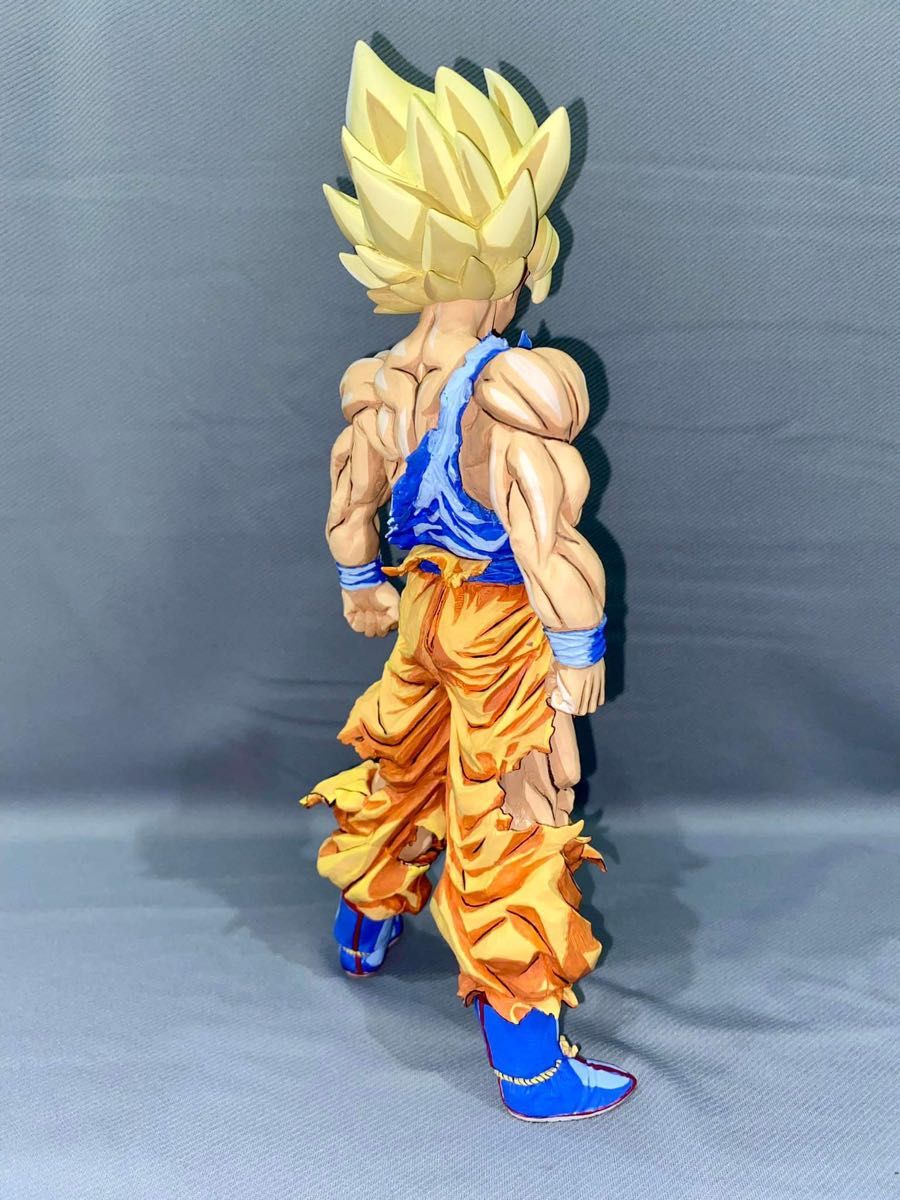 ドラゴンボールVSオムニバスC賞超サイヤ人孫悟空フィギュアリペイント 二次元彩色 作品