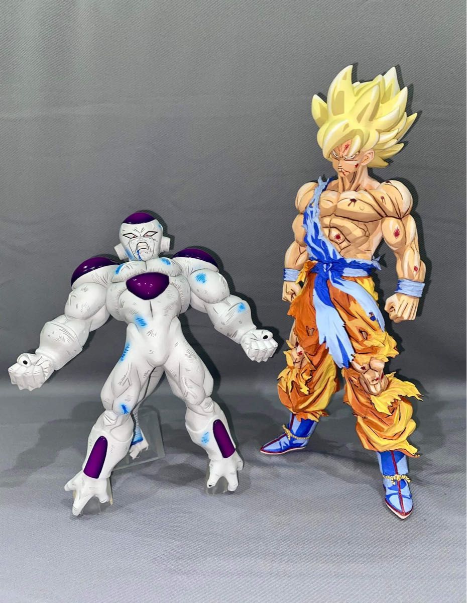 ドラゴンボールVSオムニバスC賞超サイヤ人孫悟空フィギュアリペイント 二次元彩色 作品