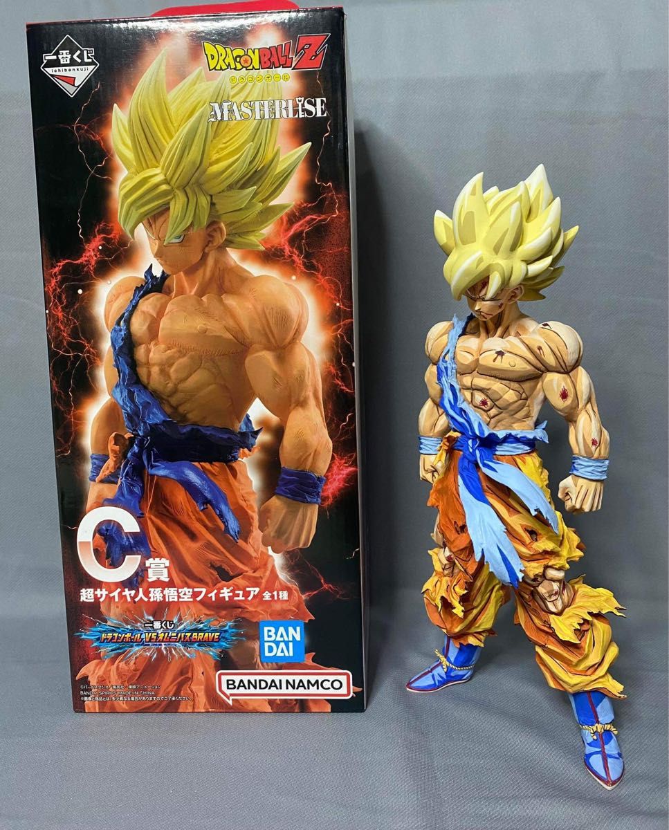 ドラゴンボールVSオムニバスC賞超サイヤ人孫悟空フィギュアリペイント 二次元彩色 作品