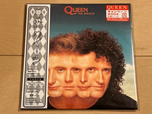 ■送料無料■生産限定盤 紙ジャケ【帯付CD】クイーン QUEEN / ザ・ミラクル The Miracle_画像1