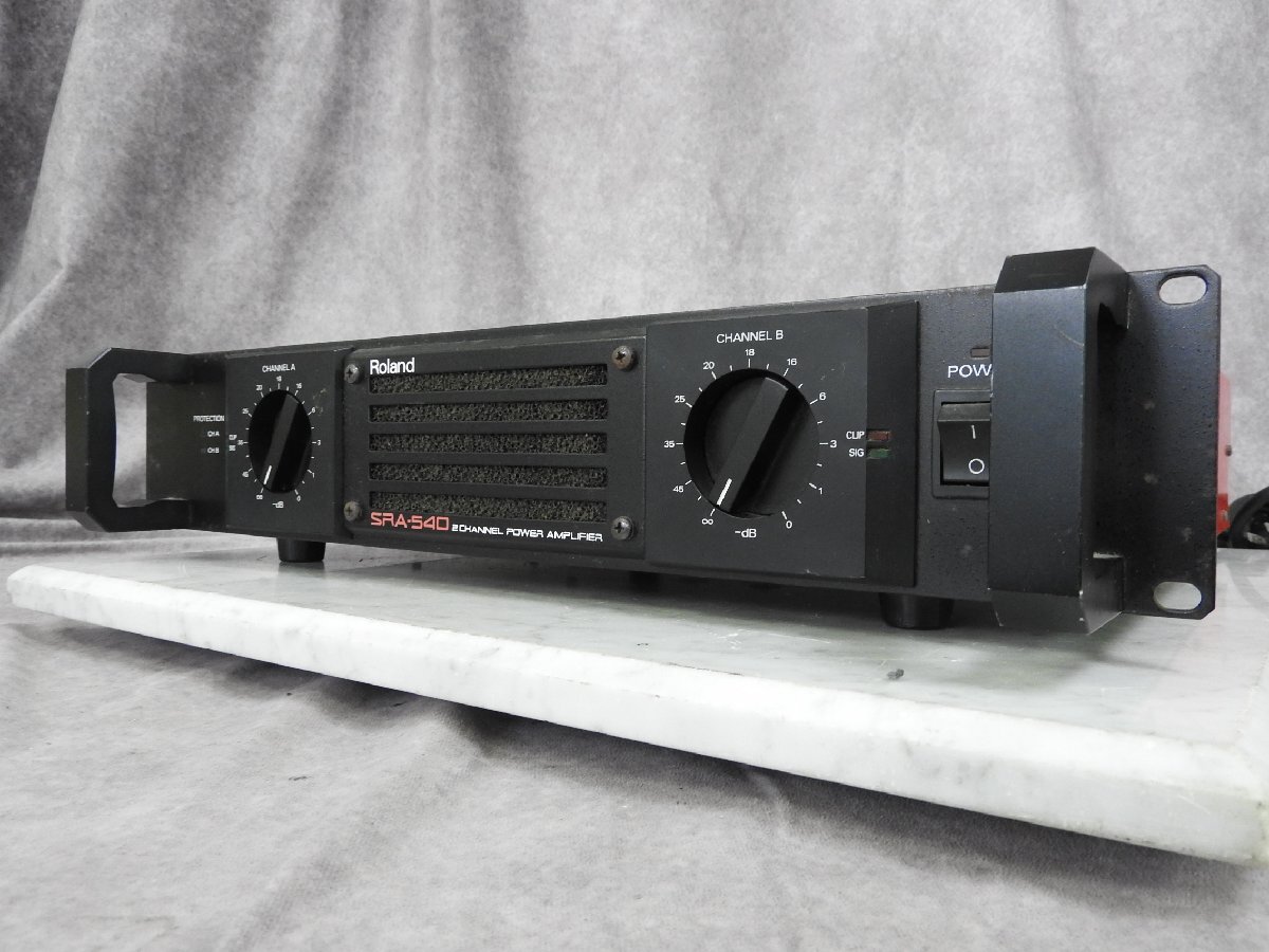 ☆ Roland ローランド SRA-540 パワーアンプ ☆中古☆_画像3