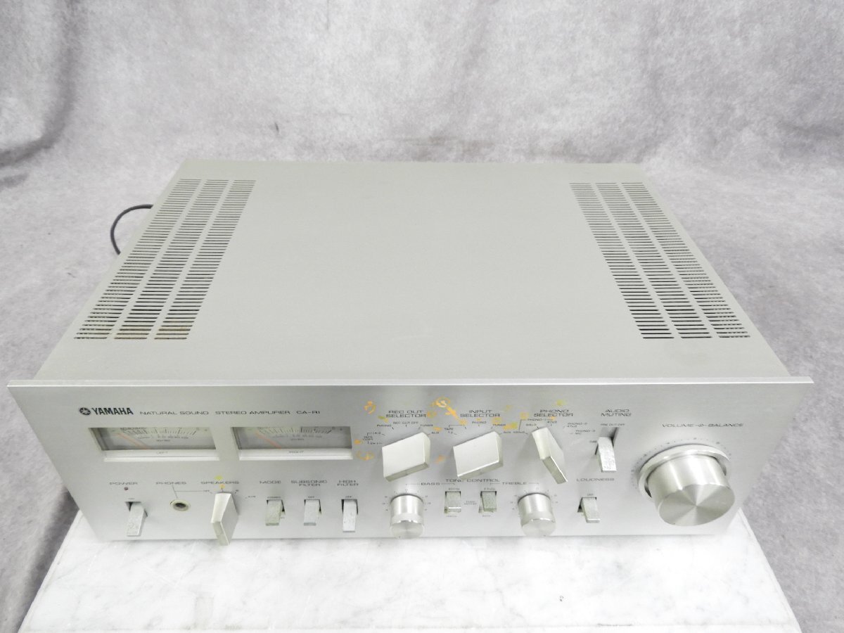 ☆ YAMAHA ヤマハ プリメインアンプ CA-R1 ☆中古☆_画像7