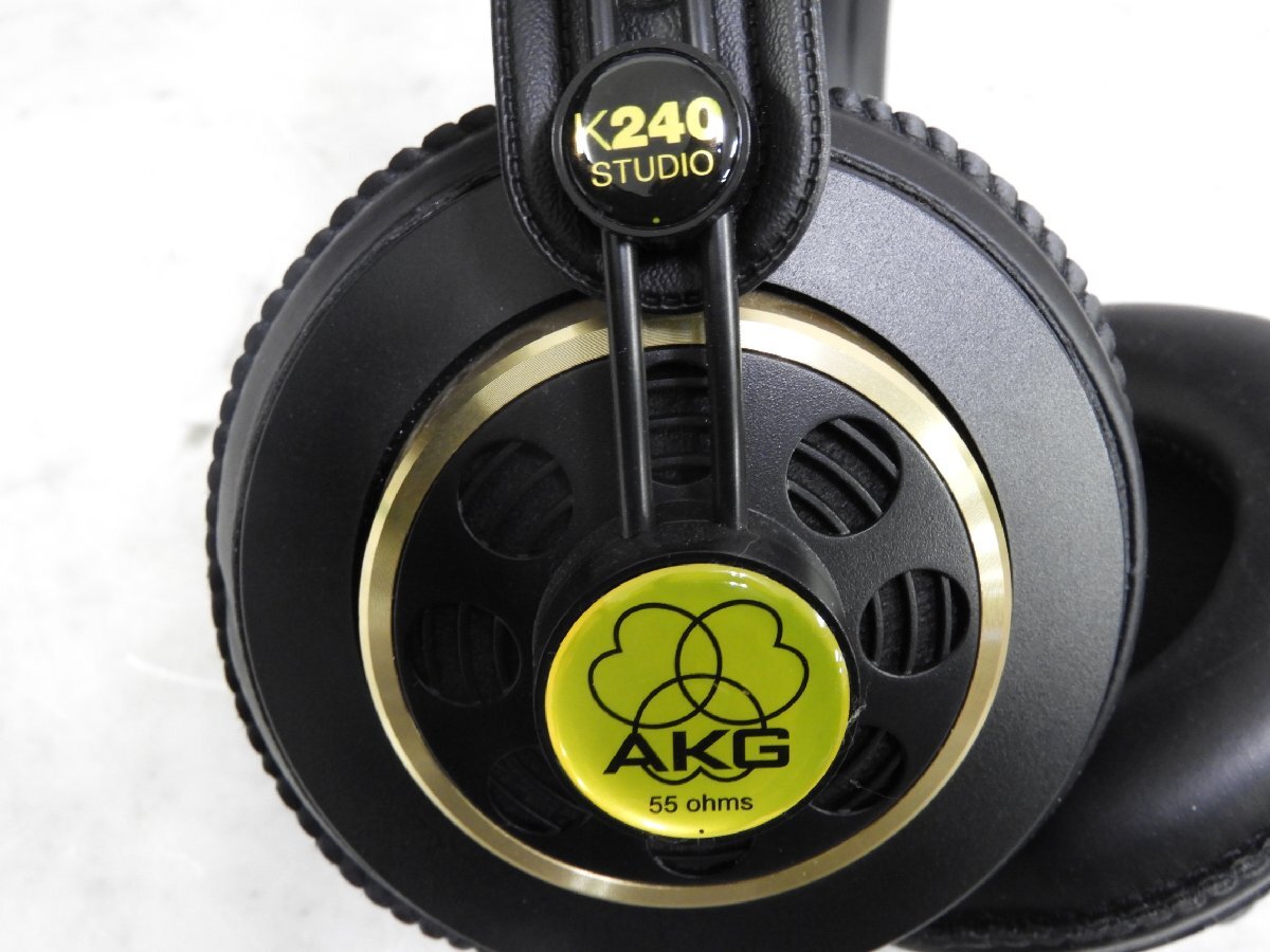 ☆ AKG アーカーゲー K240 STUDIO 55ohms セミオープン オーバーイヤーヘッドホン ☆中古☆_画像7