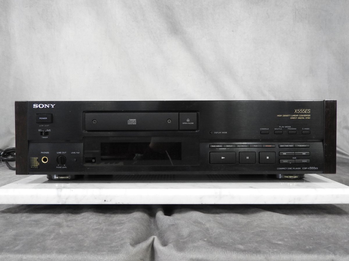 ☆ SONY ソニー CDプレーヤー CDP-X555ES ☆中古☆_画像2