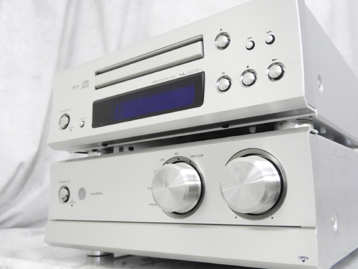 ☆ ONKYO オンキョー C-733 CDプレーヤー / A-933 アンプ 2台セット ☆中古☆_画像3