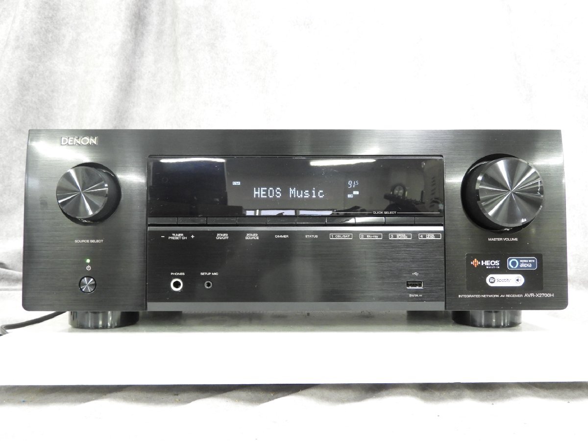 ☆ DENON デノン AVサラウンドレシーバー AVアンプ AVR-X2700H ☆ジャンク☆_画像2