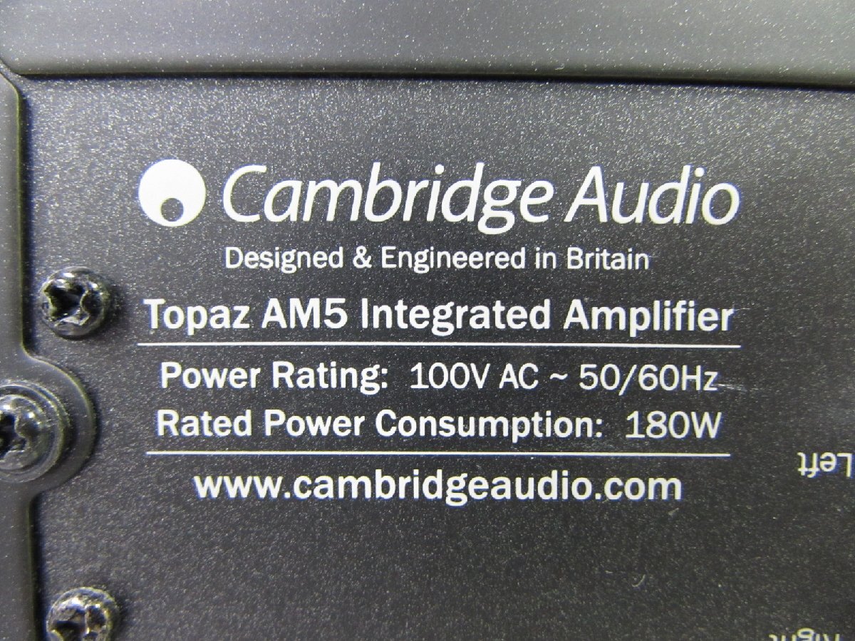☆ Cambridge Audio ケンブリッジオーディオ Topaz AM5 プリメインアンプ ☆中古☆の画像8