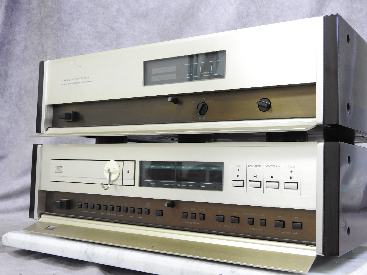 ☆ Accuphase アキュフェーズ CDプレーヤー DP-80 + D/Aコンバーター DC-81 ☆中古☆の画像3
