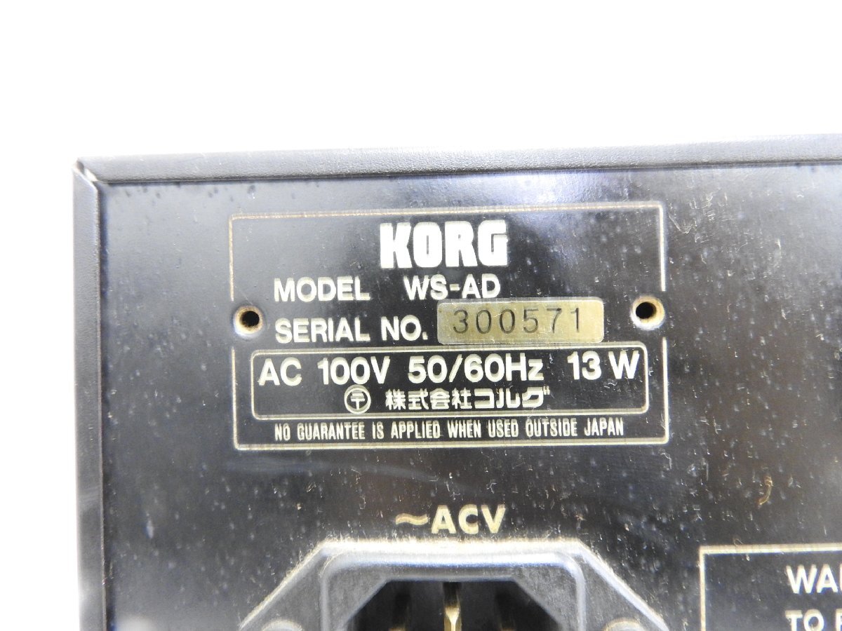 * KORG Korg Wavestation A/D WS-AD sound module * present condition goods *