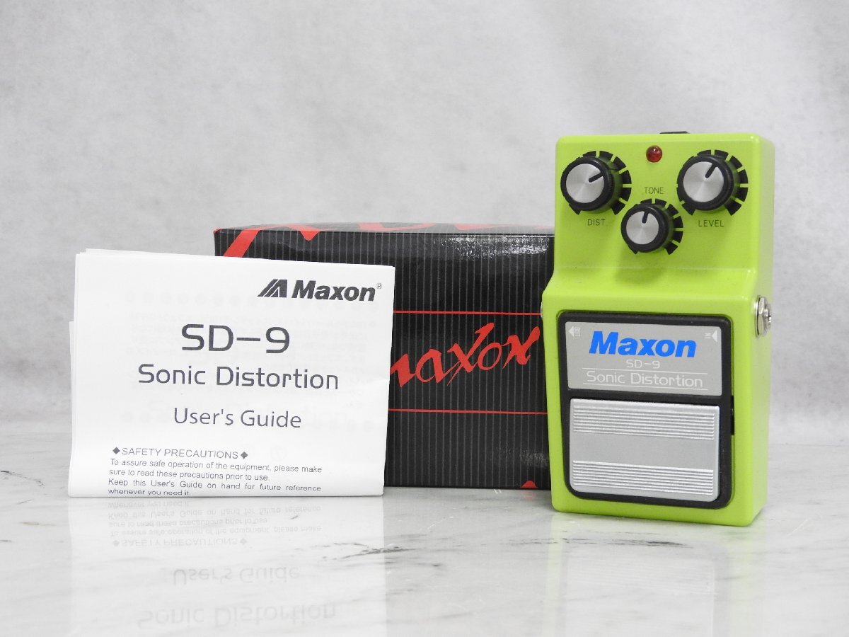 ☆ Maxon マクソン Sonic Distortion SD-9 ディストーション 箱付き ☆中古☆の画像1