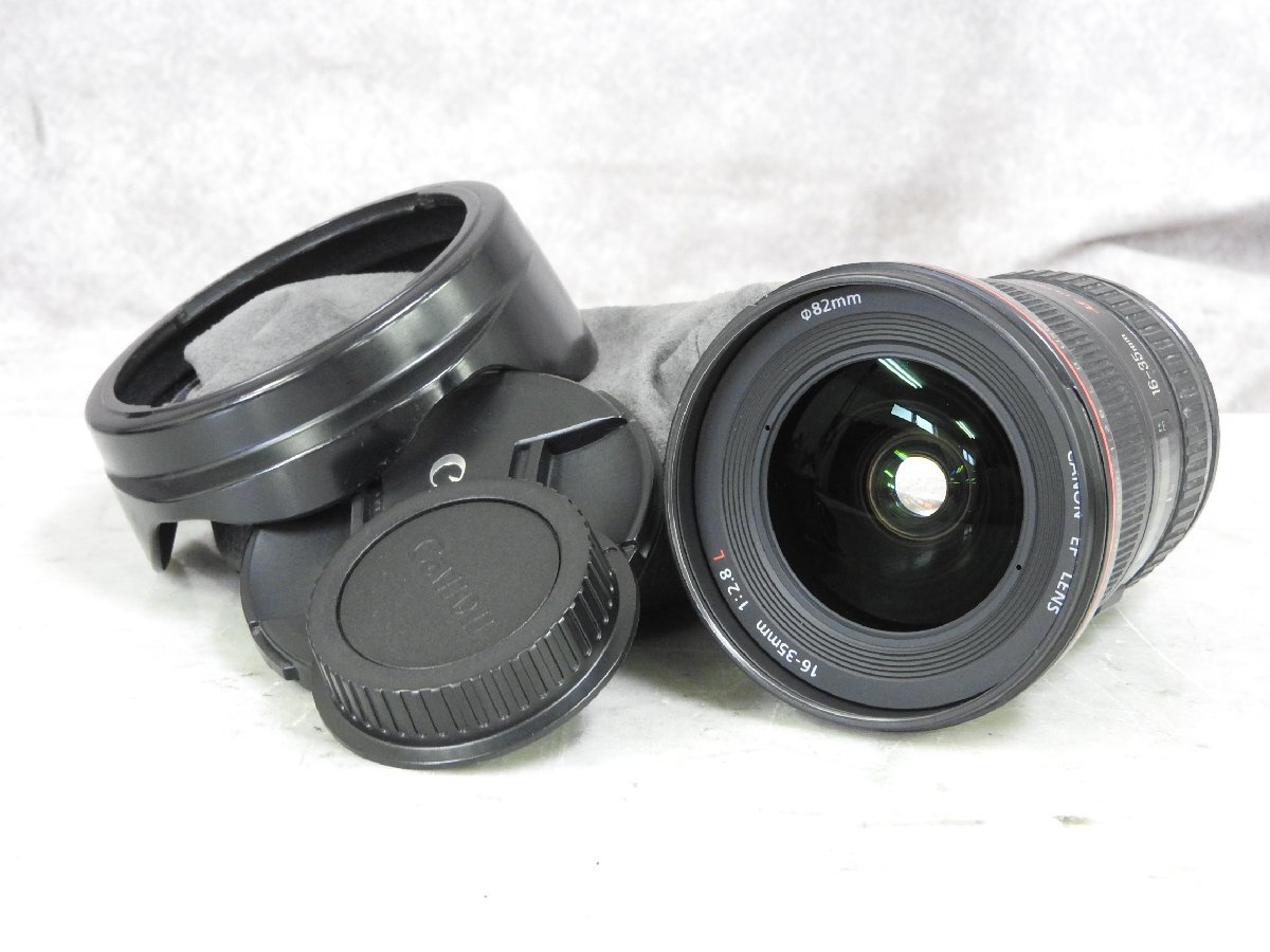 ☆ Canon キャノン ZOOM LENS EF 16-35mm 1:2.8 L II USM カメラレンズ ☆中古☆_画像1