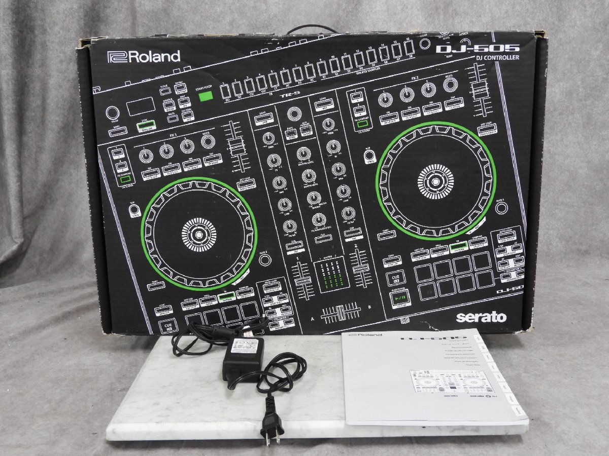 ☆ Roland ローランド DJ-505 DJ コントローラー 箱付き ☆中古☆_画像9