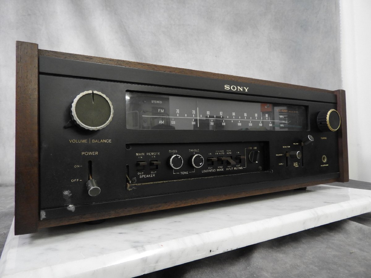 ☆ SONY ソニー STR-6000 ステレオFM/AMレシーバー ☆ジャンク☆の画像1