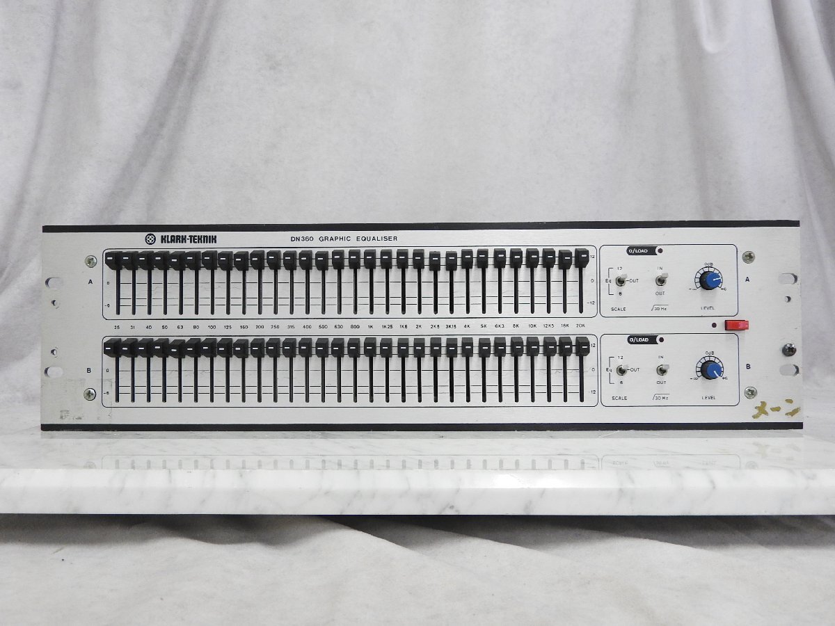 ☆ KLARK-TEKNIK DN360 クラークテクニック グラフィックイコライザー ☆中古☆の画像2