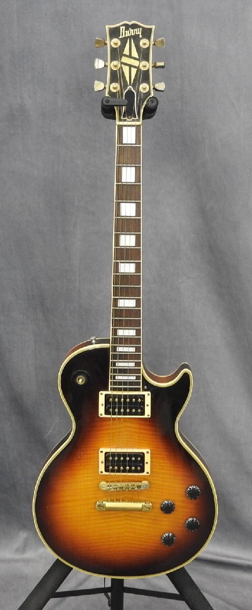 ☆ Burny バーニー Les paul custom レスポールカスタム エレキギター ☆中古☆の画像2