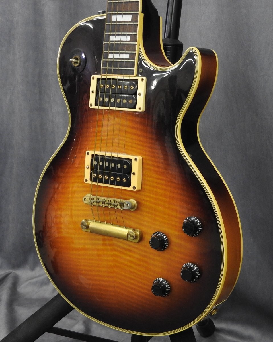 ☆ Burny バーニー Les paul custom レスポールカスタム エレキギター ☆中古☆の画像1