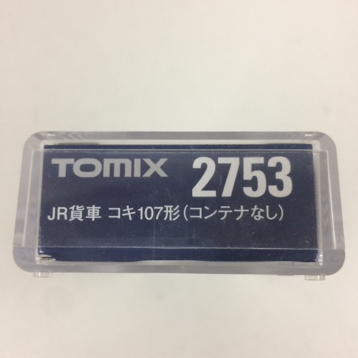 f300*80 【やや傷汚れ有】 TOMIX 2753 JR 貨車 コキ107形 コンテナなし Ｎゲージ_画像2