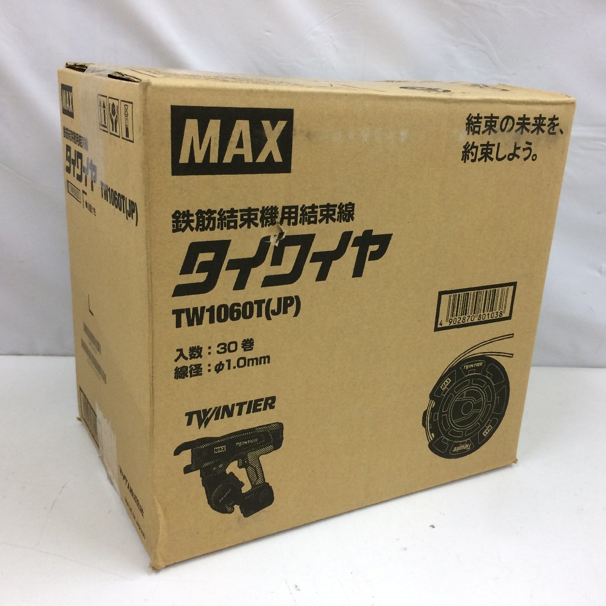 f156*120 【未開封品】 MAX タイワイヤ ＴW1060T（JP） 鉄筋結束機用 