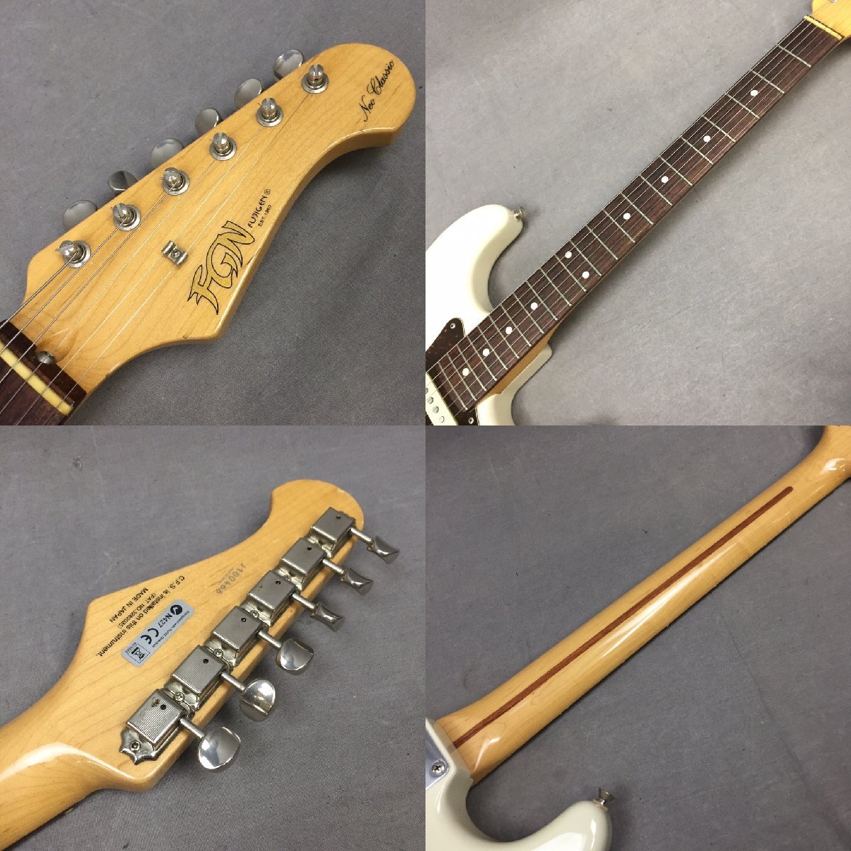 f145*180 【ジャンク】 FGN Neo Classic NST フジゲン ストラトタイプ Q52148 A74KH045900の画像3