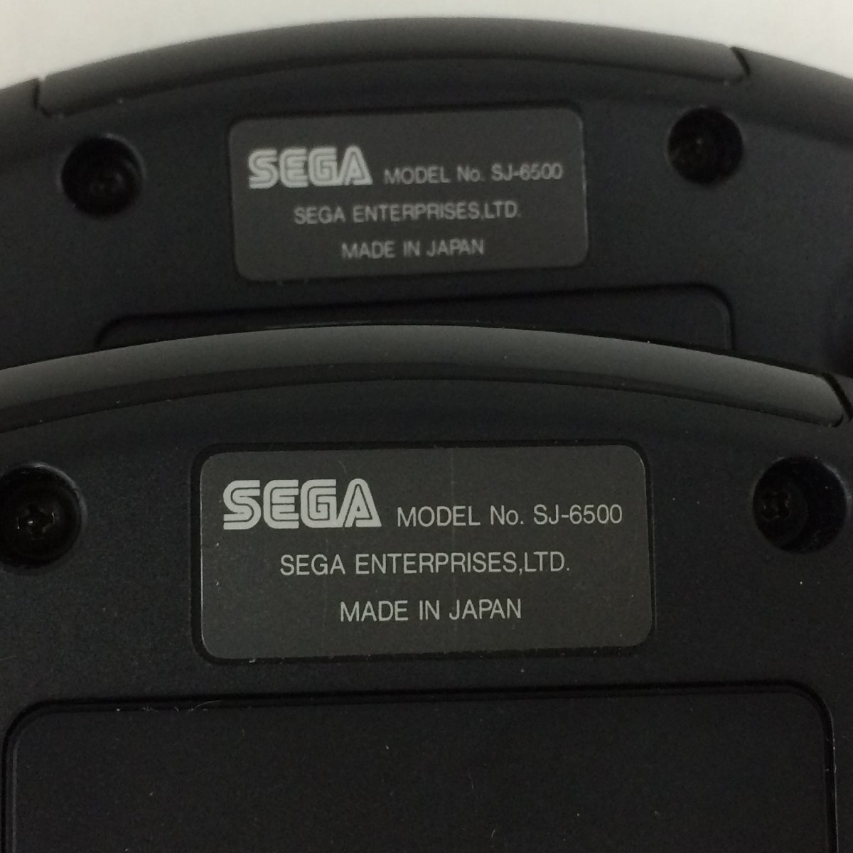 f079*80 【動作未確認】 SEGA メガドライブ専用 セガコードレスパッド SJ-6500 2台セット売り (外箱1ケ)の画像5
