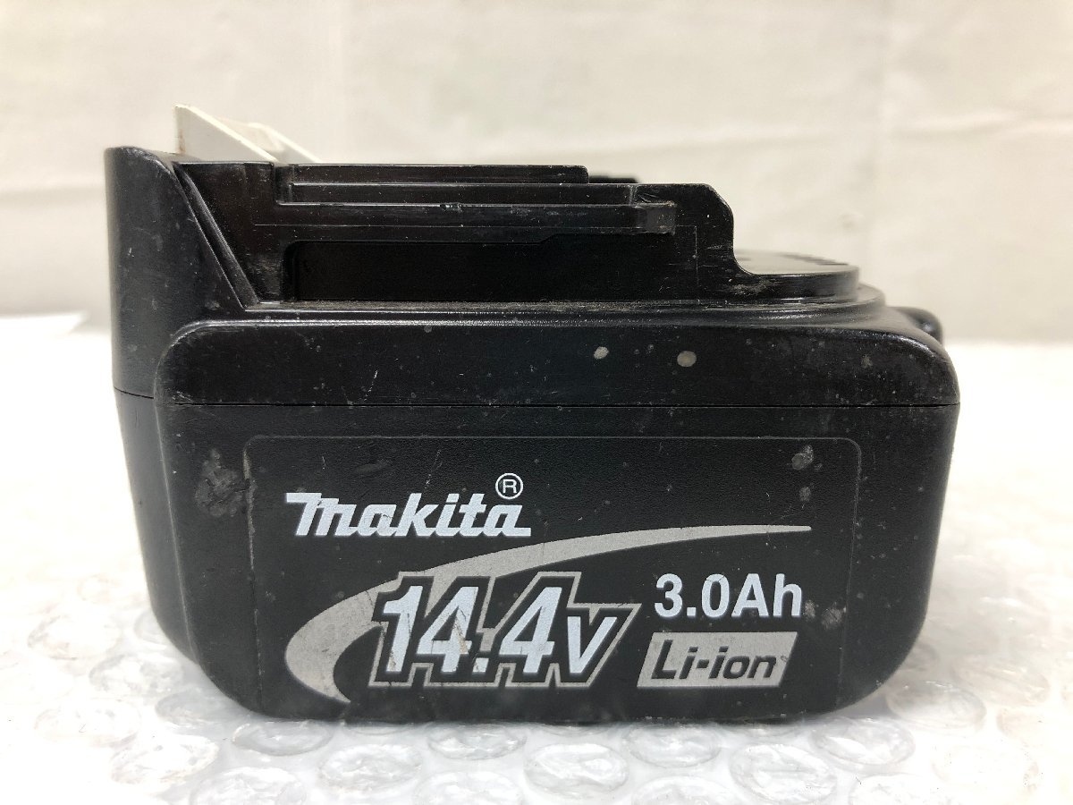 c156*80 【現状品】 通電充電確認済 makita(マキタ）14.4V バッテリー BL1430 3.0Ah 工具_画像1