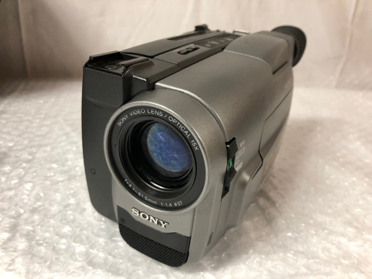 k160*80 【ジャンク】 SONY ソニー デジタルビデオカメラ video8 収納ケース付きの画像2