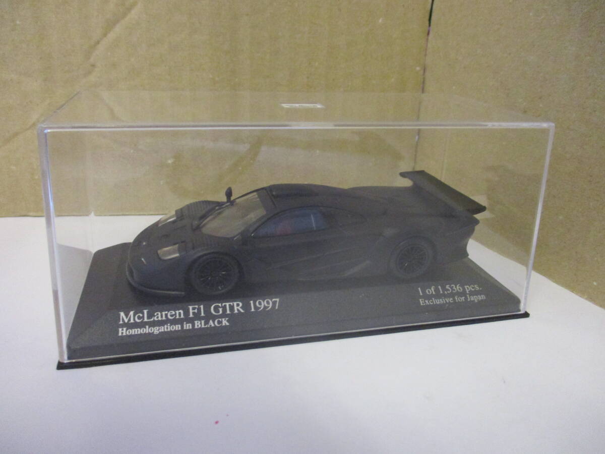 PMA 京商 MCLAREN F1 GTR 1997 HOMOLOGATION IN BLACK 1/43 533 174393 マクラーレン MINICHAMPS KYOSHO の画像6