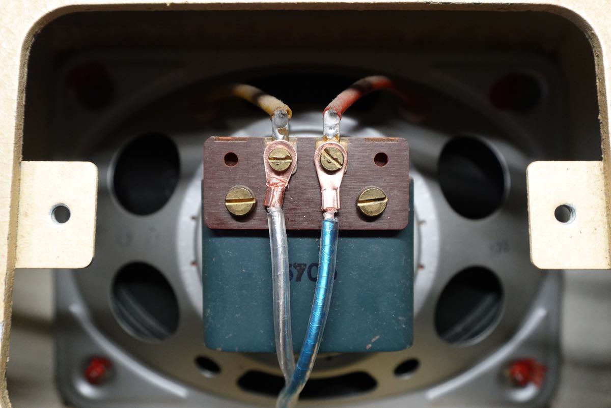 Isophon - Isonetta / Vintage Speaker / Made in Germany 1953s~ 極小ターミナル付 自作ゴールド樹脂脚 非加工カスタム仕様の画像7