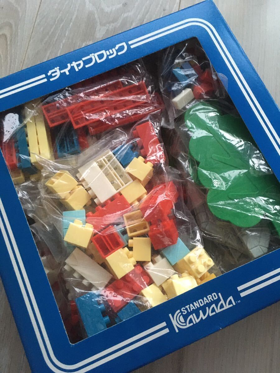 【元箱・シールあり】 カワダ ダイヤブロック ミッキーマウス エアポート ディズニー ダイアブロック レゴ LEGO 昭和レトロの画像3