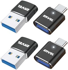 ENVEL USB Type-C 変換アダプタ USB 3.0 USB Cアダプター USB Type-C OTGコンバーター Aの画像1