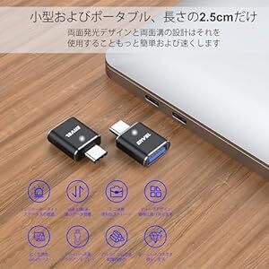 ENVEL USB Type-C 変換アダプタ USB 3.0 USB Cアダプター USB Type-C OTGコンバーター Aの画像6