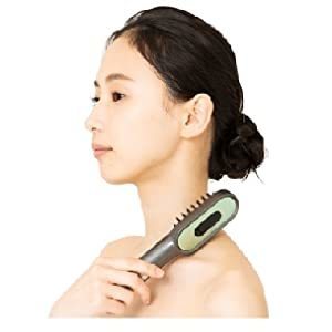 新品 送料無料 メーカー保証有 MIROKU BRUSH ミロクブラシ 美顔 フェイスケア リフトアップ EMS グリーン 電動頭皮ブラシ 頭 髪 首 顔の画像9