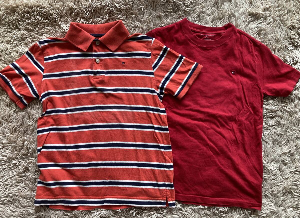 TOMMY HILFIGER トミーヒルフィガー　ポロシャツ　半袖Tシャツのセット　M (8-10) 140_画像1