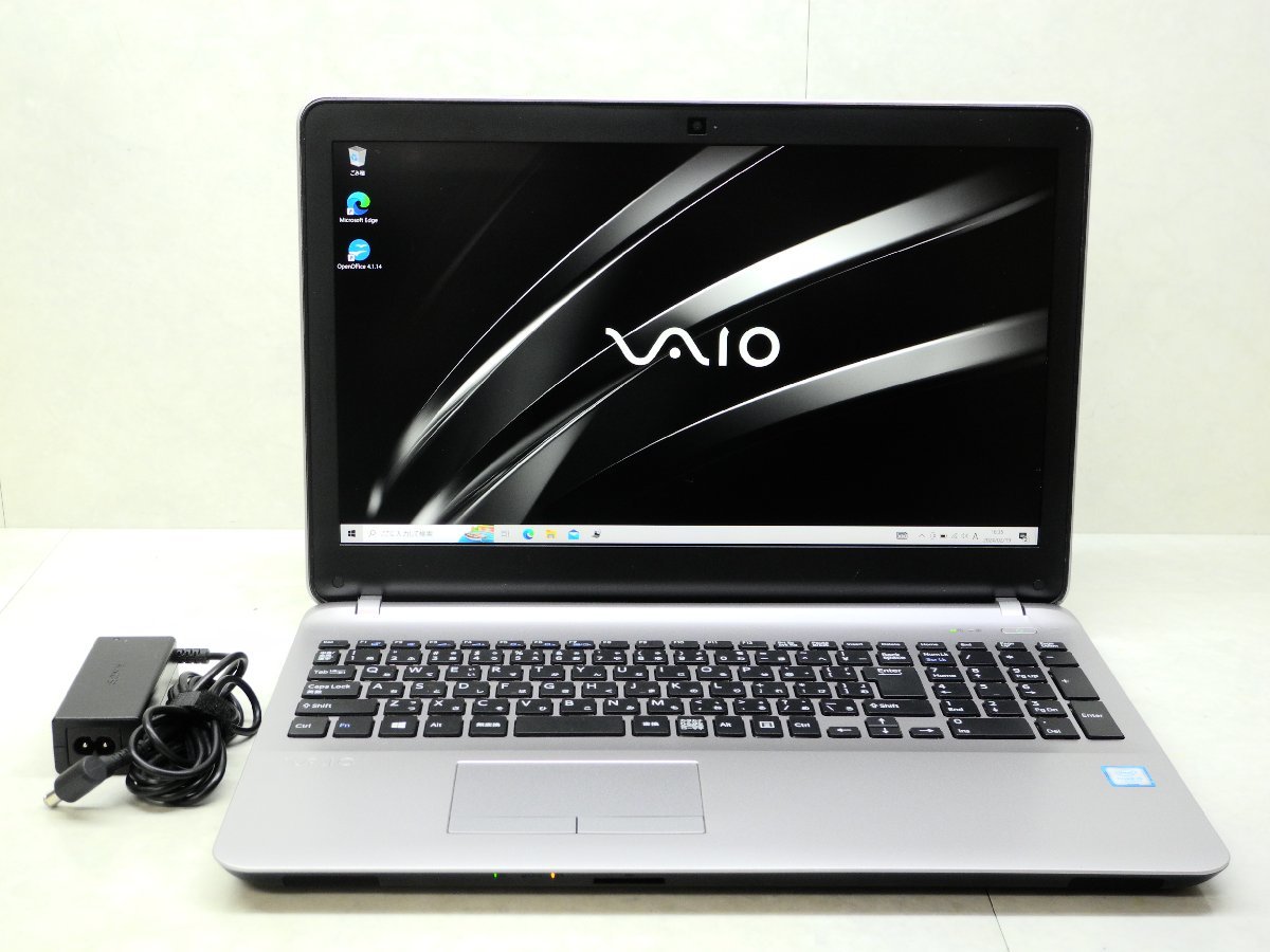 ☆1円スタート☆第7世代☆VAIO☆VJS152C11N☆高解像度1920x1080☆Core i5 7300HQ 2.50GHz/12GB/1TB/Sマルチ/無線/カメラ/Office/DtoD領域☆_画像1