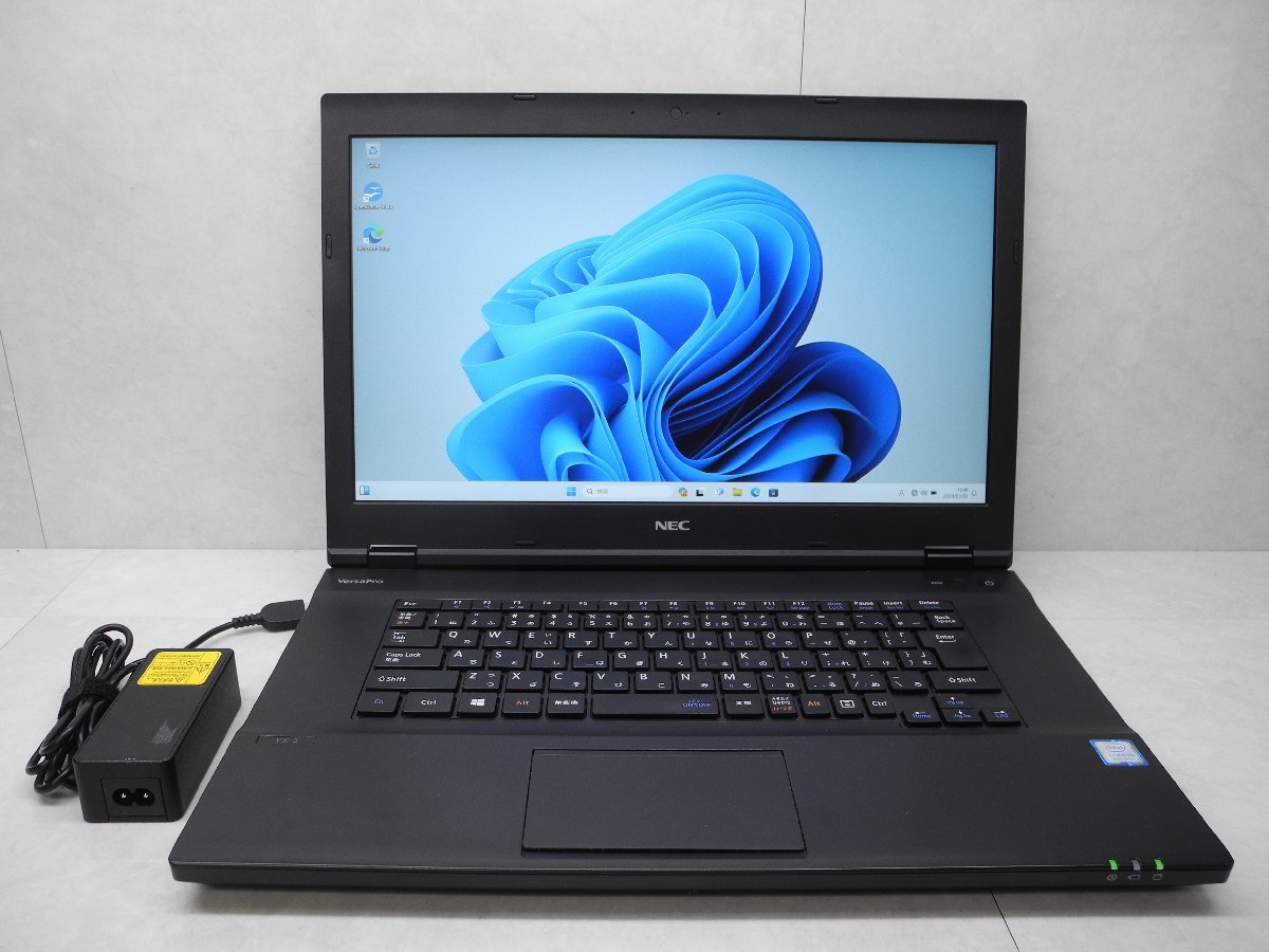 ☆1円スタート☆第8世代☆NEC☆Versa Pro VKT16/X-3☆高解像度1,920×1,080☆Core i5 1.60GHz/8GB/500GB/DVD/Office/Windows 11 Pro☆_画像1