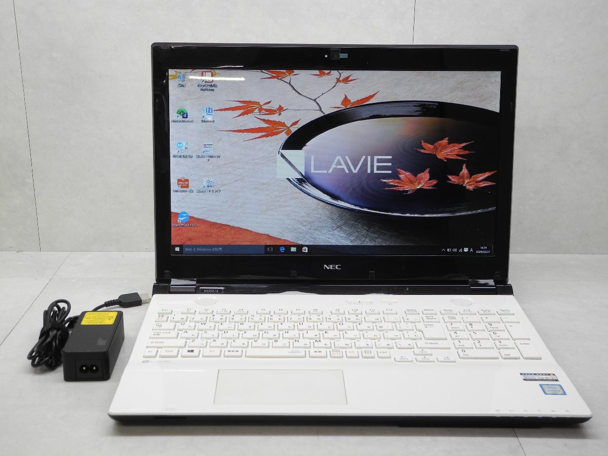 ☆1円スタート☆第6世代☆NEC☆LaVie☆NS350/EAW☆Core i3-6100U 2.30GHz/4GB/1TB/BD/無線/Bluetooth/カメラ/Office/DtoD領域☆_画像1