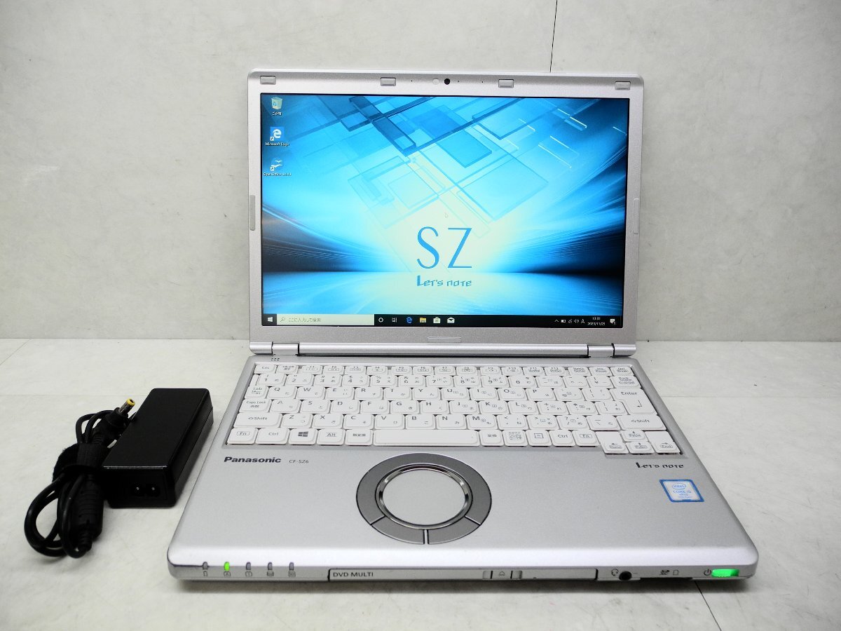 ☆1円☆第7世代☆CF-SZ6RDQVS☆累積5600☆高解像度☆Core i5 2.60GHz/8GB/SSD256GB/Sマルチ/無線/Bluetooth/カメラ/Office/DtoD領域☆_画像1