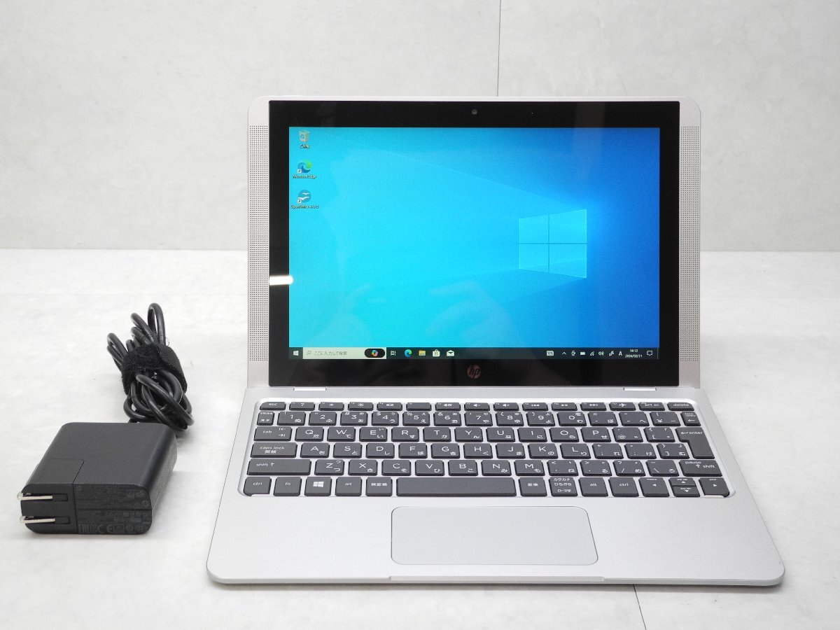 ☆1円スタート☆良好品☆HP X2 210 G2 2in1タブレット☆Atom x5 Z8350 1.44GHz/4GB/SSD64GB/無線/Bluetooth/カメラ/タッチ/Office/Win10☆の画像1