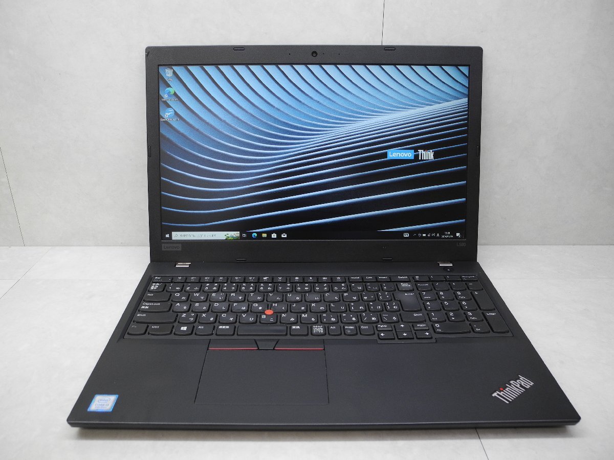 ☆1円☆第8世代☆Thinkpad☆L580 20LX-S3JA00☆高解像度1920x1080☆Core i3 2.20GHz/8GB/500GB/無線/Bluetooth/カメラ/Office/DtoD領域☆の画像1