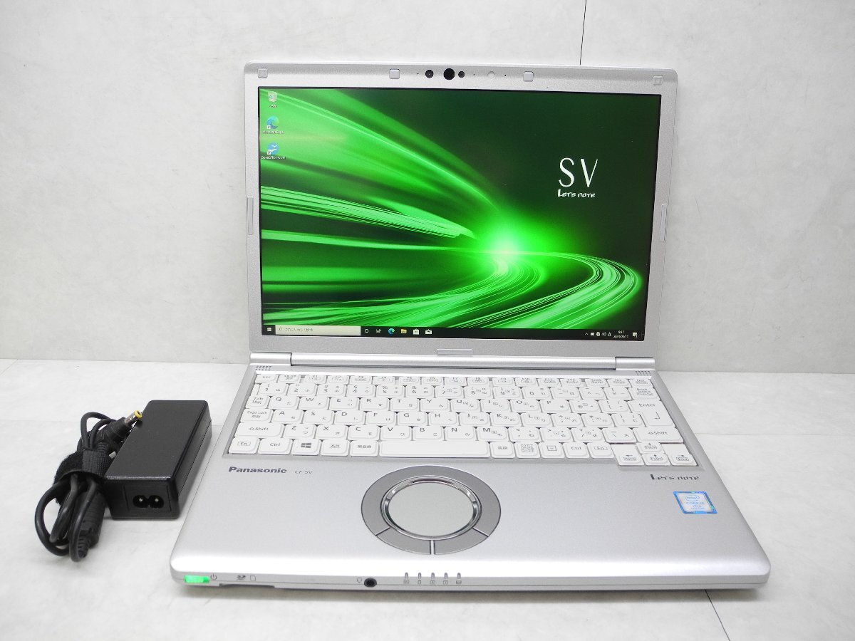 ☆1円☆第8世代☆CF-SV8RDCVS☆高解像度1920×1200☆累積6870☆Core i5 1.60GHz/8GB/SSD256GB/無線/Bluetooth/カメラ/Office/DtoD領域☆_画像1