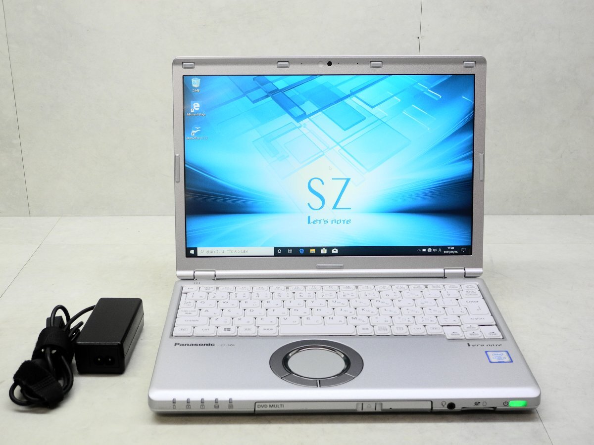 ☆1円☆第7世代☆累積4440☆高解像度☆CF-SZ6RDQVS☆Core i5 2.60GHz/8GB/SSD256GB/Sマルチ/無線/Bluetooth/カメラ/Office/DtoD領域☆