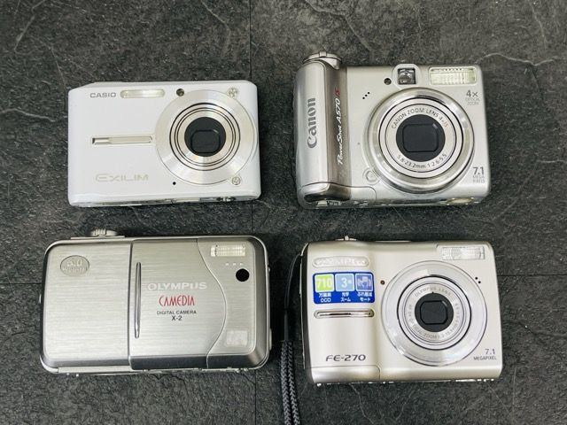 デジタルカメラ フィルムカメラ 一眼レフ ビデオカメラ 大量 26点 ニコン キャノン オリンパス コニカ カシオ ビクター ソニー / 56815_画像9