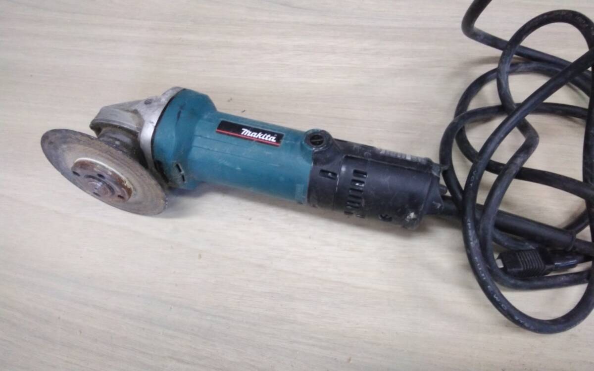 即決　マキタ 125ｍｍ ディスクグラインダー 9535B 電動工具 DIY 中古 ベビー サンダ　makita　始動確認済_画像1