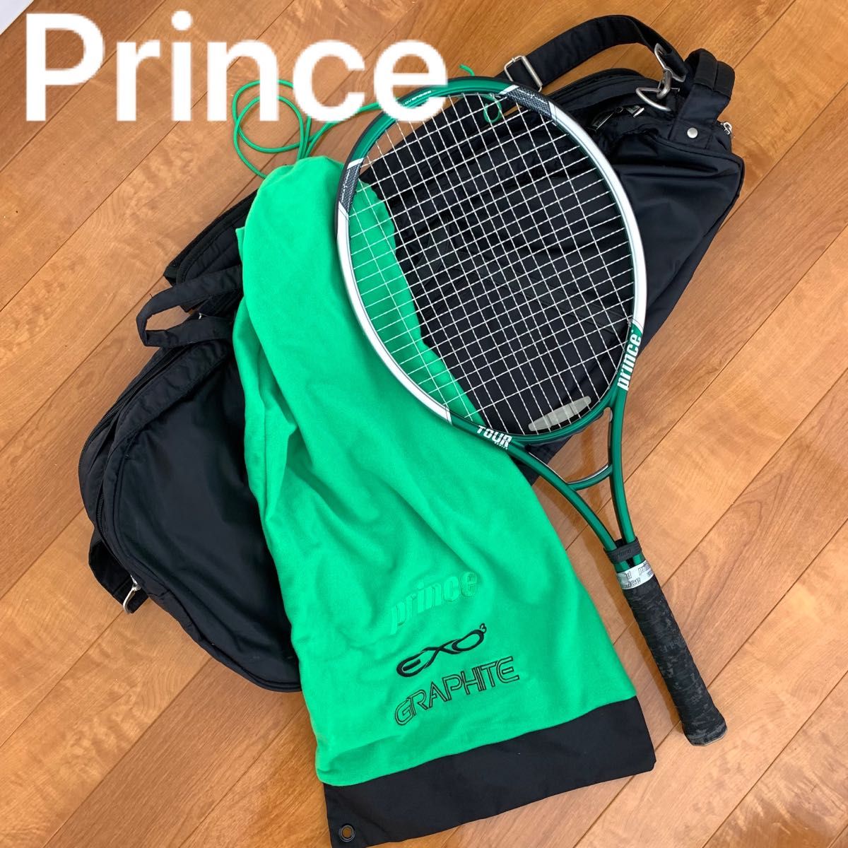 Prince tour 770 プリンス テニスラケット、ラケットバッグ、ラケットカバー 3点セット