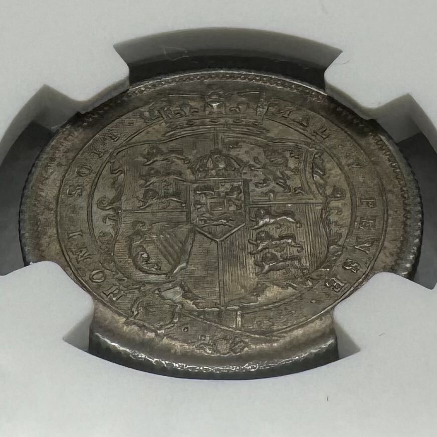 【高評価】 1816イギリス 銀貨 1シリング ジョージ3世 NGC MS64 アンティークコイン _画像7