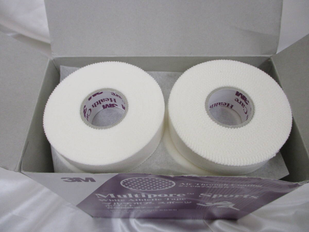 58: 3M multi poa sport white non flexible fixation tape 4987580166776 9mm 16 volume taping 