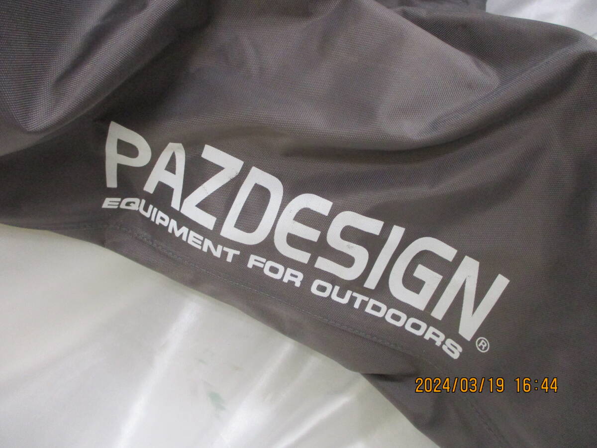 XL 27cm Pazdesig パズデザイン PVC BOOTS CHEST HIGH WADER FS ブーツチェストハイウェーダー FS PPW-451 グレー スパイク底の画像6