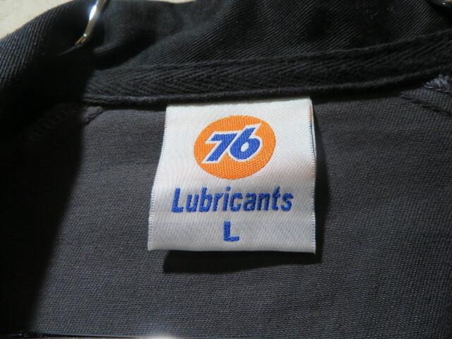 [ редкость ]76Lubricants(nanarok)< вышивка нашивка карман полный Zip >UNION76 рубашка с длинным рукавом 