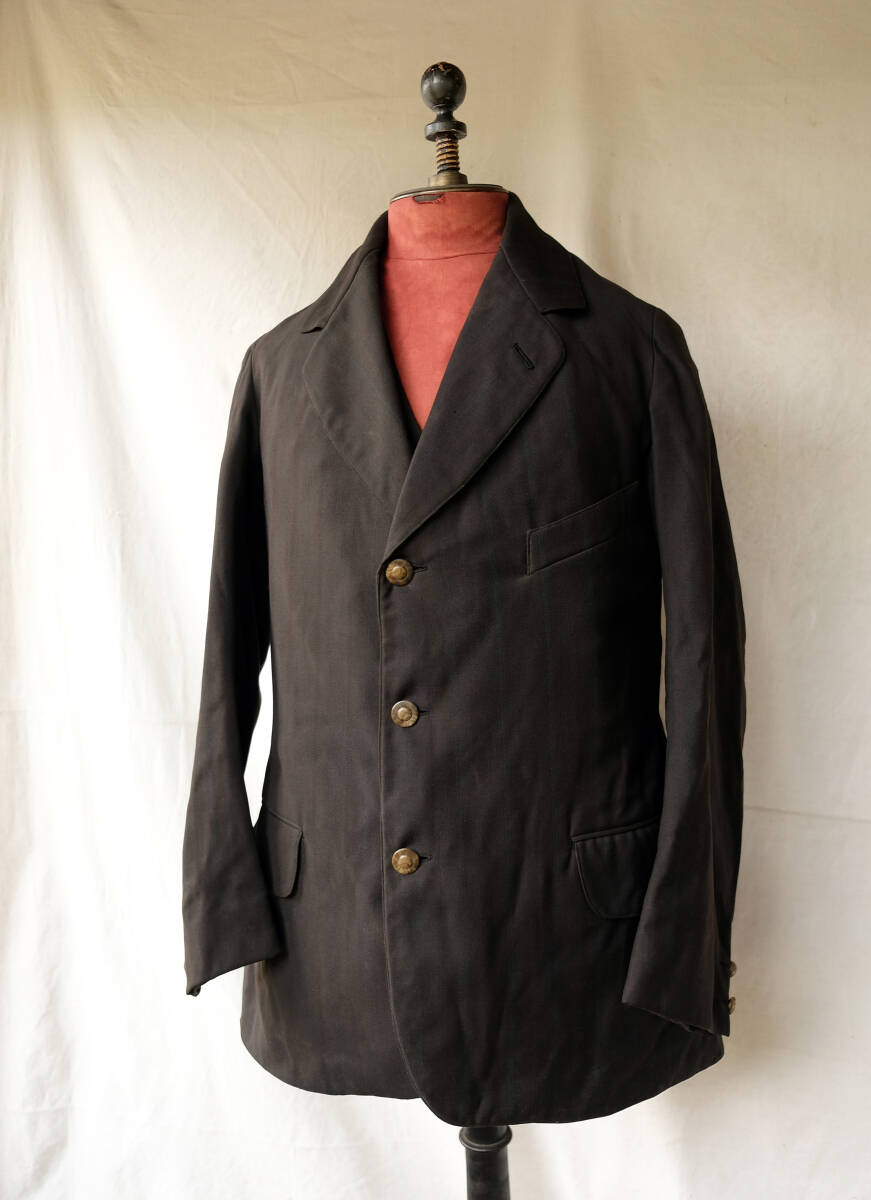 1920's 1930's フランス ヴィンテージ テーラード3ピース サックコート スーツ 20s 30s ワークジャケット パンツ ベスト ジレ_画像5